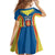 Personalized Braganca Portugal Family Matching Off The Shoulder Long Sleeve Dress and Hawaiian Shirt Sporty Style - Wonder Print Shop