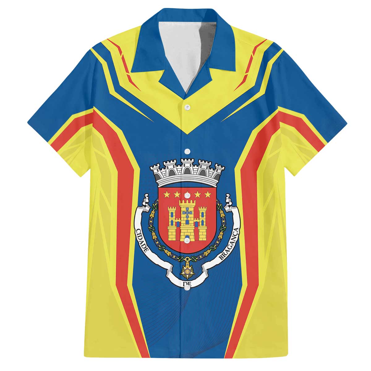 Personalized Braganca Portugal Family Matching Off The Shoulder Long Sleeve Dress and Hawaiian Shirt Sporty Style - Wonder Print Shop