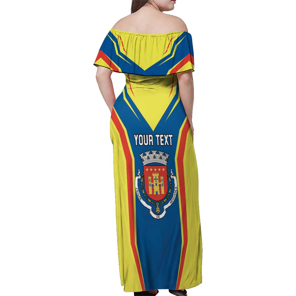 Personalized Braganca Portugal Family Matching Off Shoulder Maxi Dress and Hawaiian Shirt Sporty Style - Wonder Print Shop