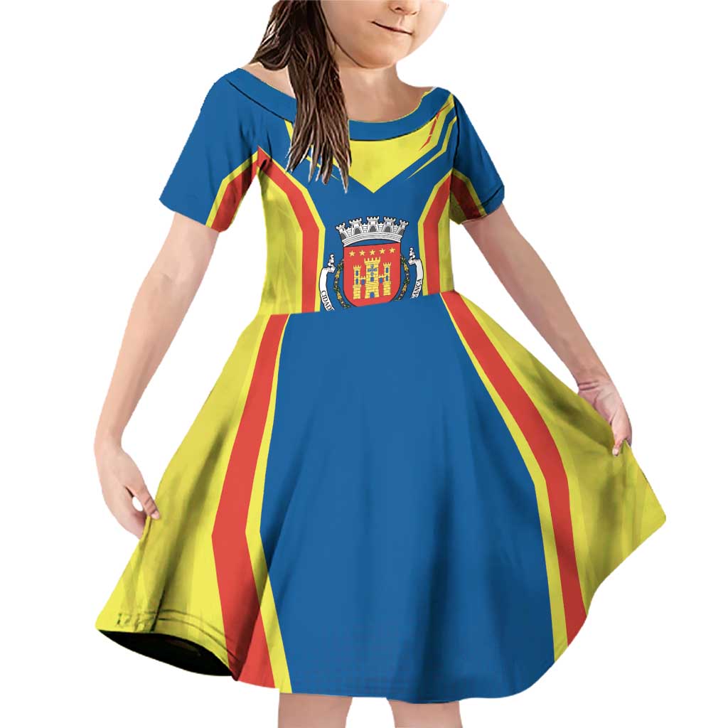 Personalized Braganca Portugal Family Matching Off Shoulder Short Dress and Hawaiian Shirt Sporty Style - Wonder Print Shop