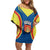 Personalized Braganca Portugal Family Matching Off Shoulder Short Dress and Hawaiian Shirt Sporty Style - Wonder Print Shop