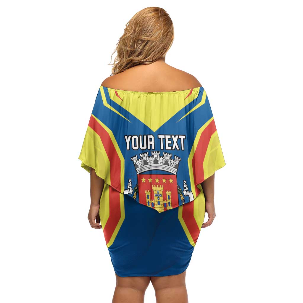 Personalized Braganca Portugal Family Matching Off Shoulder Short Dress and Hawaiian Shirt Sporty Style - Wonder Print Shop