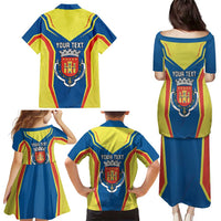 Personalized Braganca Portugal Family Matching Puletasi and Hawaiian Shirt Sporty Style - Wonder Print Shop