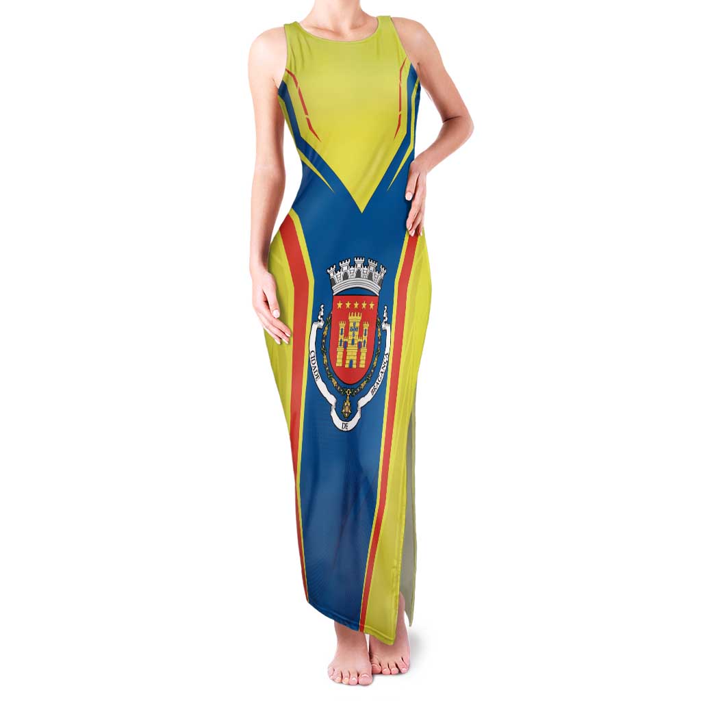 Personalized Braganca Portugal Family Matching Tank Maxi Dress and Hawaiian Shirt Sporty Style - Wonder Print Shop