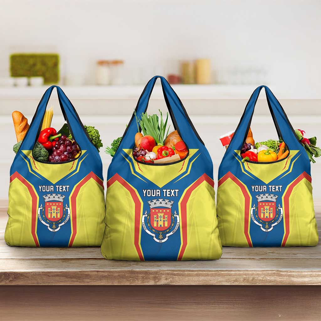 Personalized Braganca Portugal Grocery Bag Sporty Style - Wonder Print Shop