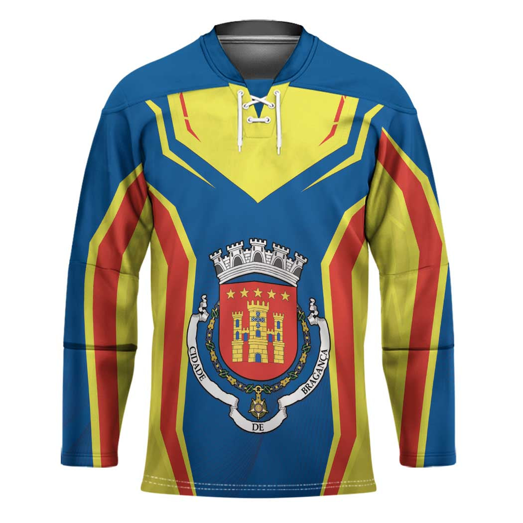 Personalized Braganca Portugal Hockey Jersey Sporty Style - Wonder Print Shop