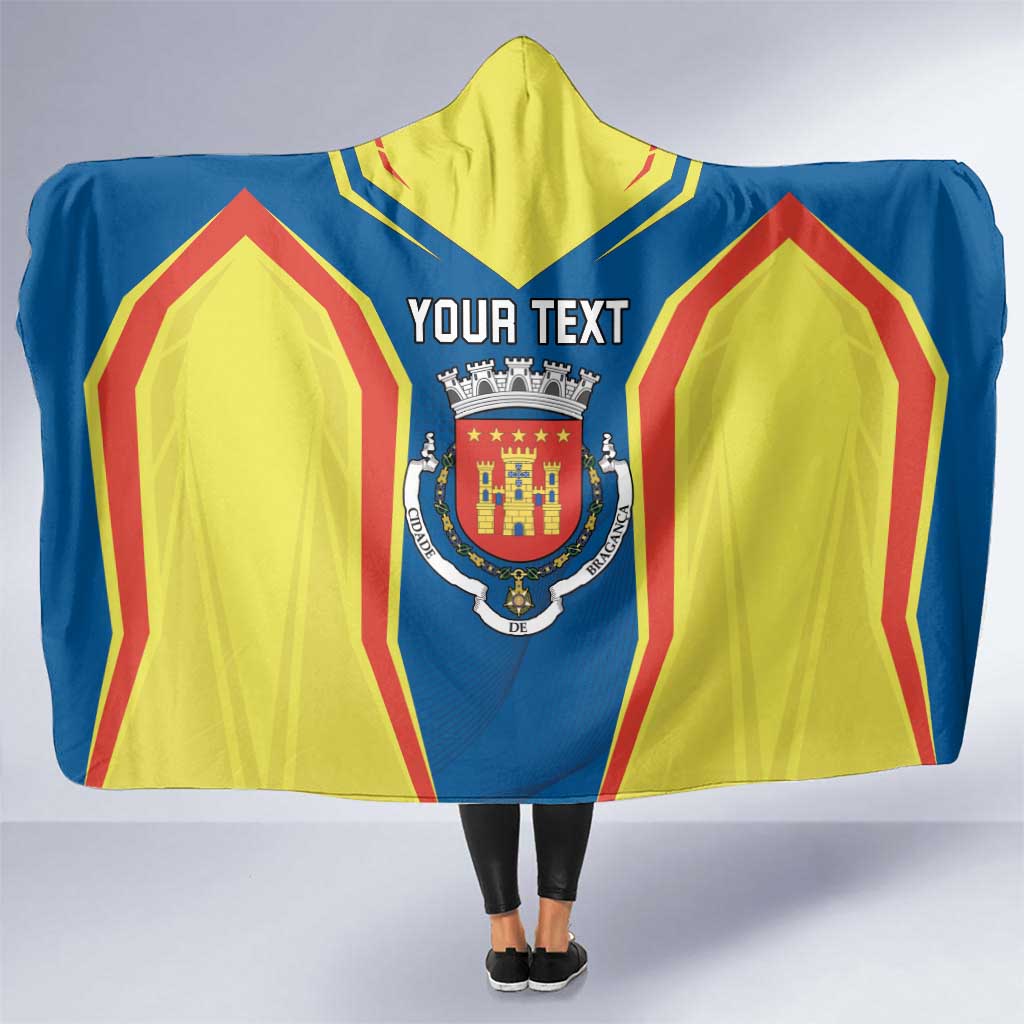 Personalized Braganca Portugal Hooded Blanket Sporty Style - Wonder Print Shop