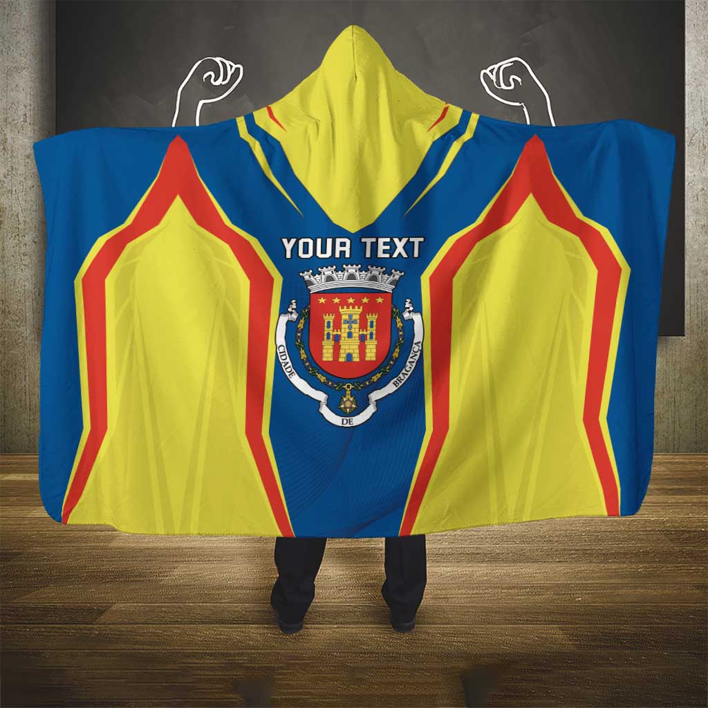 Personalized Braganca Portugal Hooded Blanket Sporty Style - Wonder Print Shop