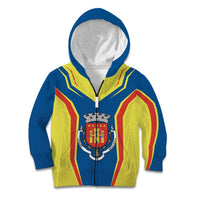 Personalized Braganca Portugal Kid Hoodie Sporty Style - Wonder Print Shop