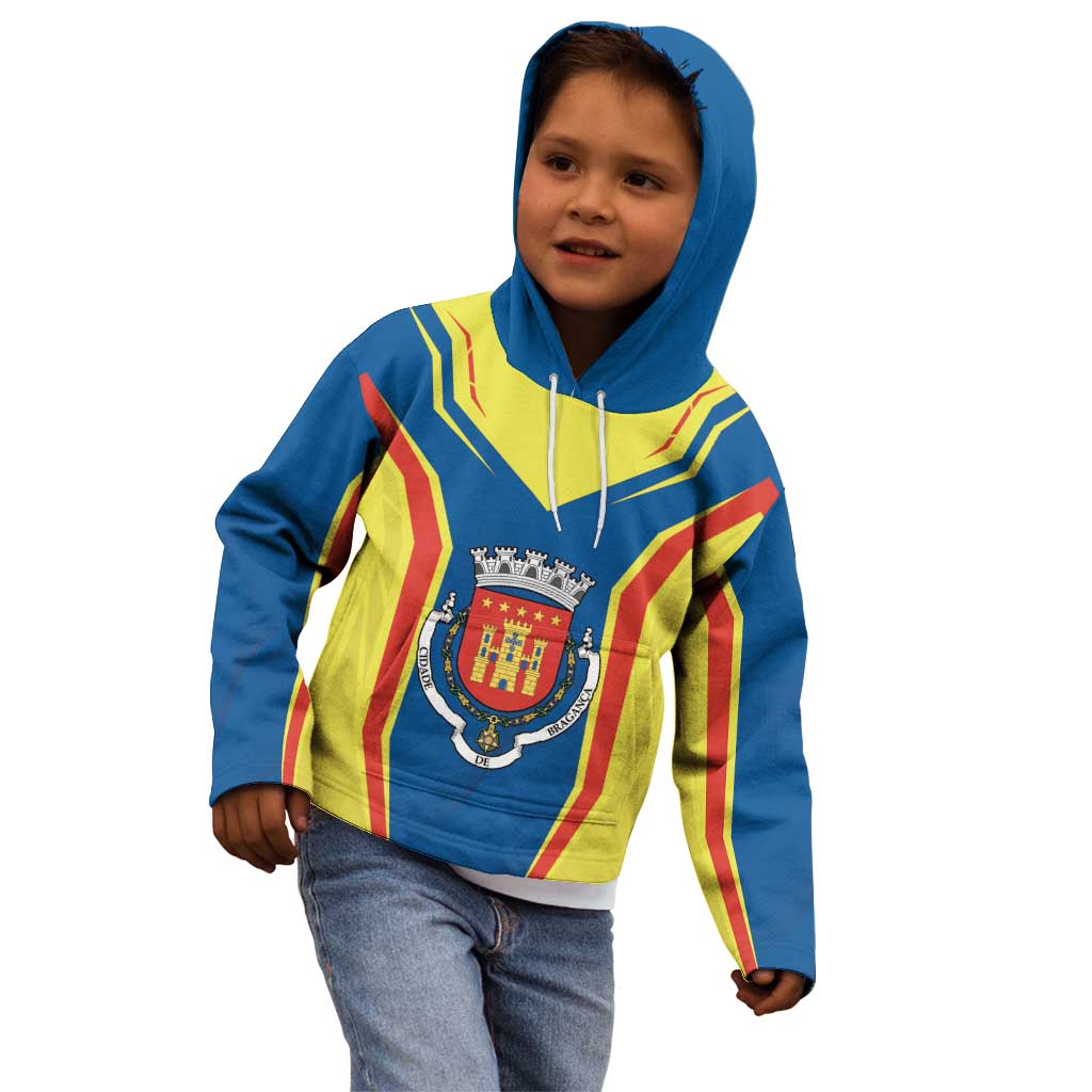 Personalized Braganca Portugal Kid Hoodie Sporty Style - Wonder Print Shop