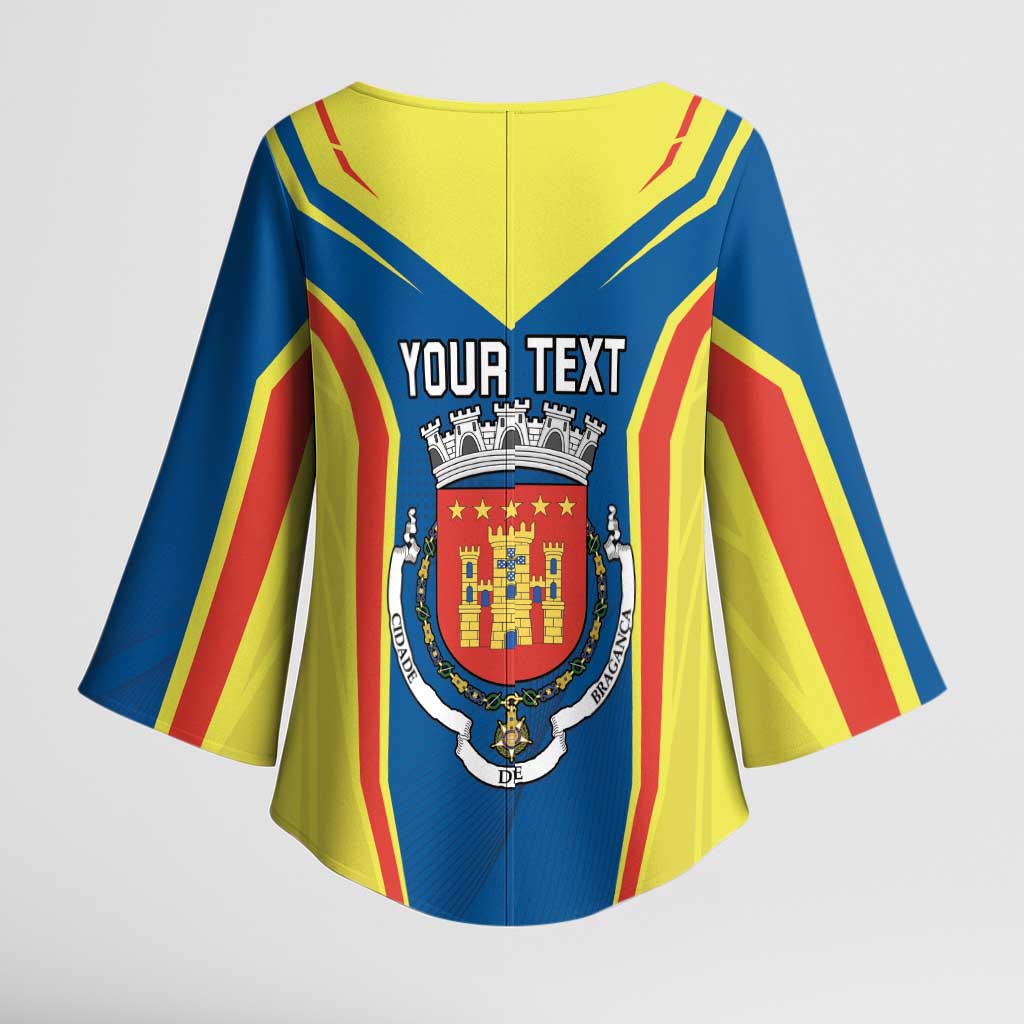 Personalized Braganca Portugal Kimono Sleeve Blouse Sporty Style - Wonder Print Shop