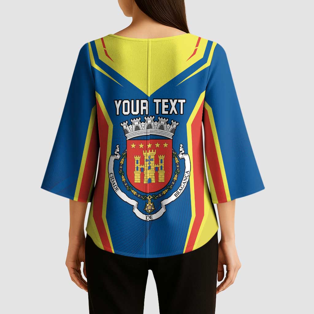 Personalized Braganca Portugal Kimono Sleeve Blouse Sporty Style - Wonder Print Shop