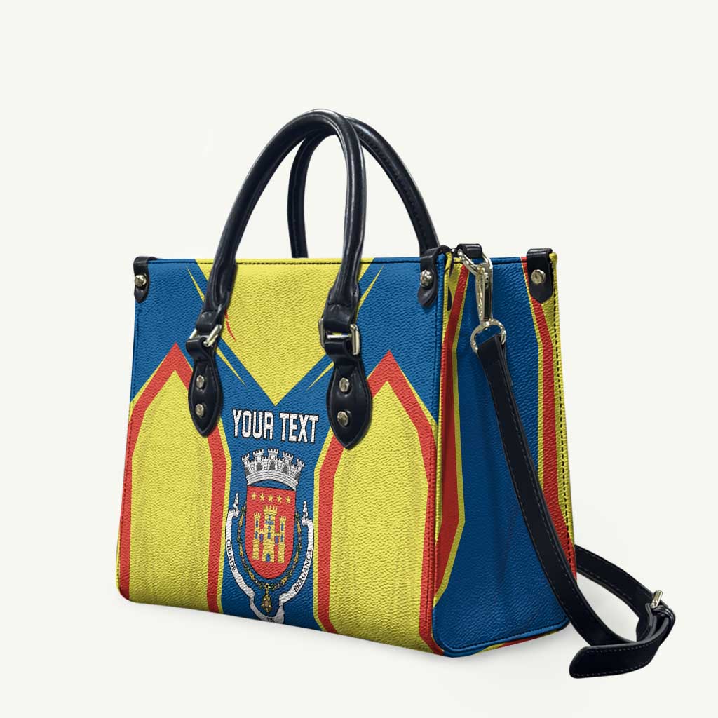 Personalized Braganca Portugal Leather Bag Sporty Style - Wonder Print Shop