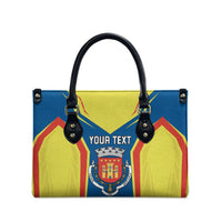 Personalized Braganca Portugal Leather Bag Sporty Style - Wonder Print Shop