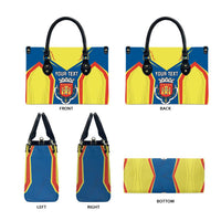 Personalized Braganca Portugal Leather Bag Sporty Style - Wonder Print Shop