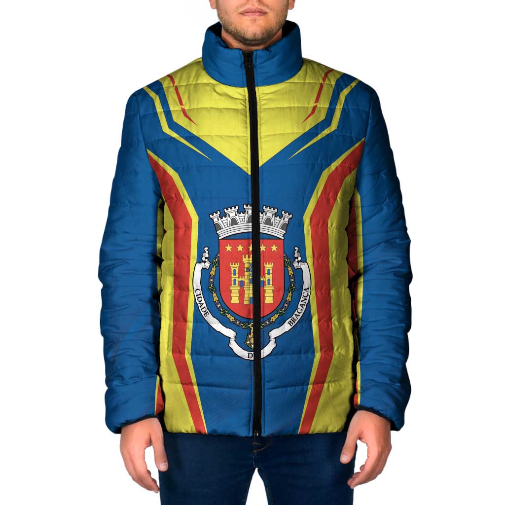 Personalized Braganca Portugal Padded Jacket Sporty Style - Wonder Print Shop