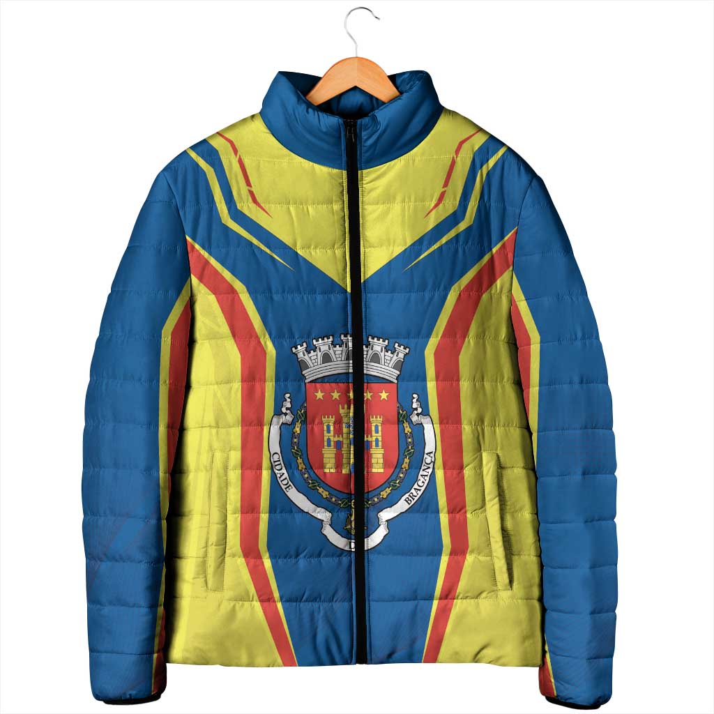 Personalized Braganca Portugal Padded Jacket Sporty Style - Wonder Print Shop