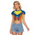 Personalized Braganca Portugal Raglan Cropped T Shirt Sporty Style - Wonder Print Shop