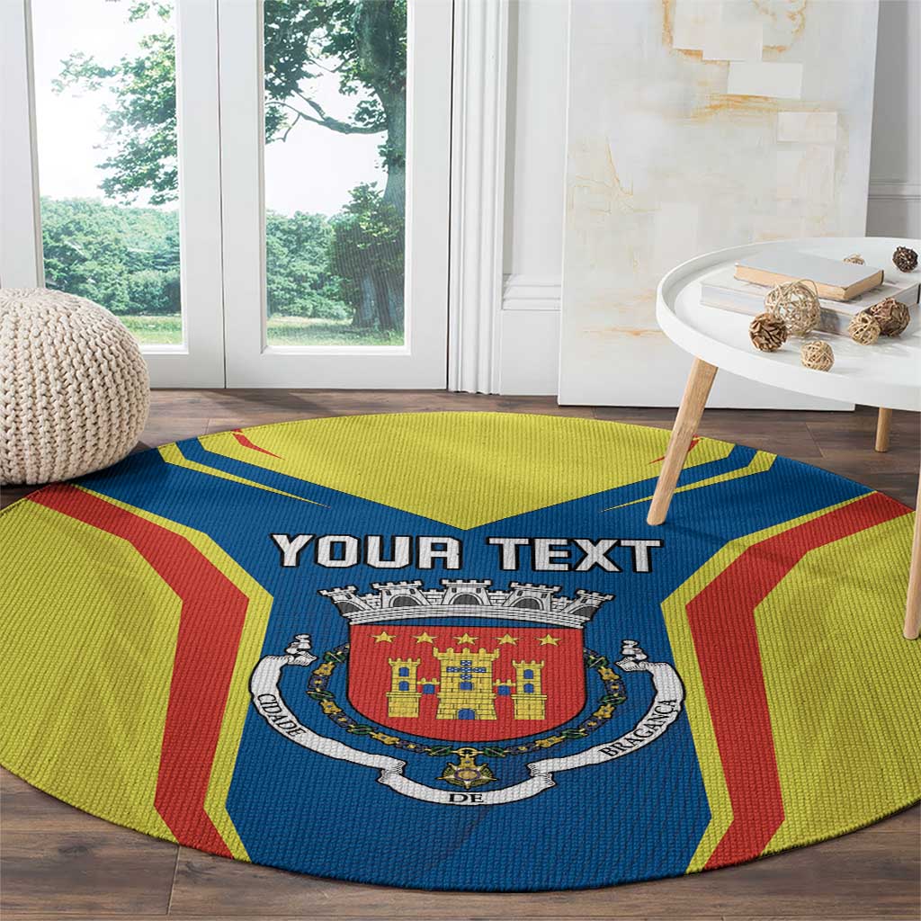 Personalized Braganca Portugal Round Carpet Sporty Style - Wonder Print Shop
