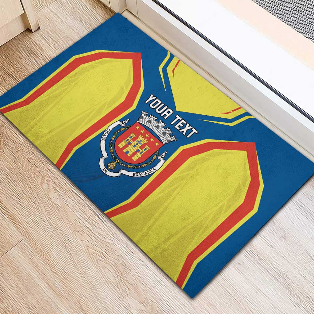 Personalized Braganca Portugal Rubber Doormat Sporty Style - Wonder Print Shop