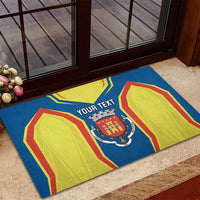 Personalized Braganca Portugal Rubber Doormat Sporty Style - Wonder Print Shop