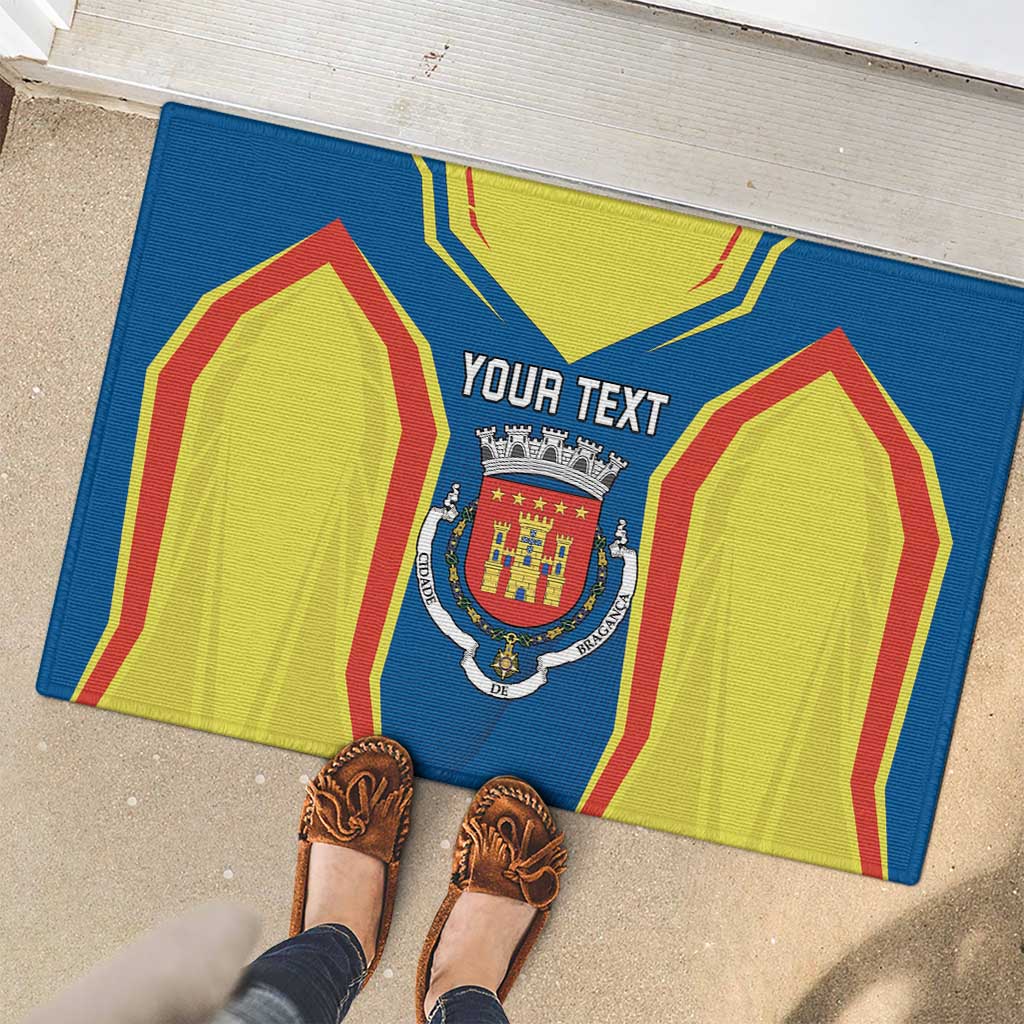 Personalized Braganca Portugal Rubber Doormat Sporty Style - Wonder Print Shop