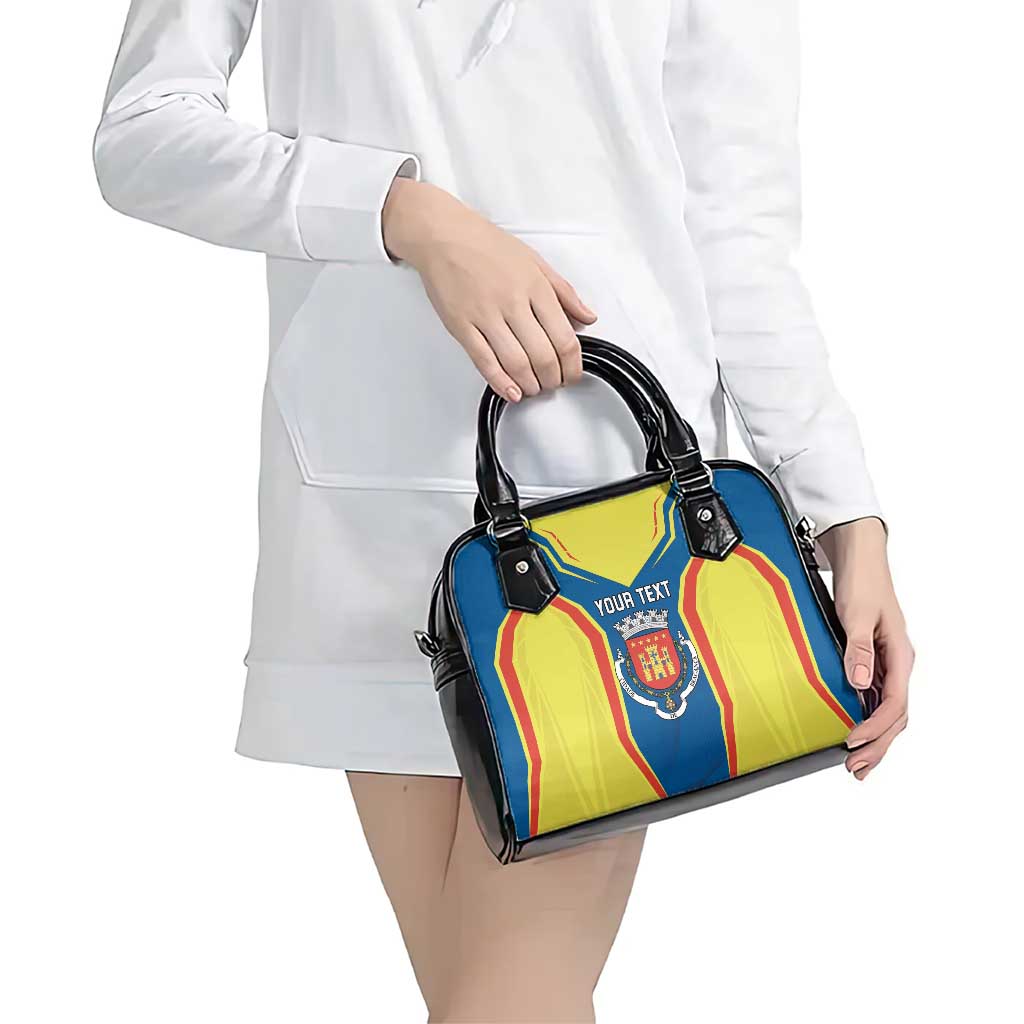 Personalized Braganca Portugal Shoulder Handbag Sporty Style - Wonder Print Shop