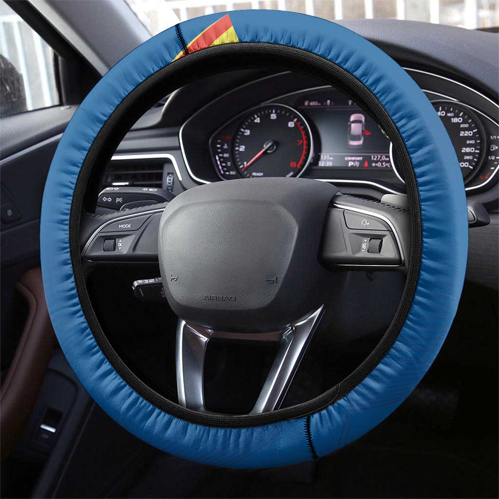Braganca Portugal Steering Wheel Cover Sporty Style - Wonder Print Shop