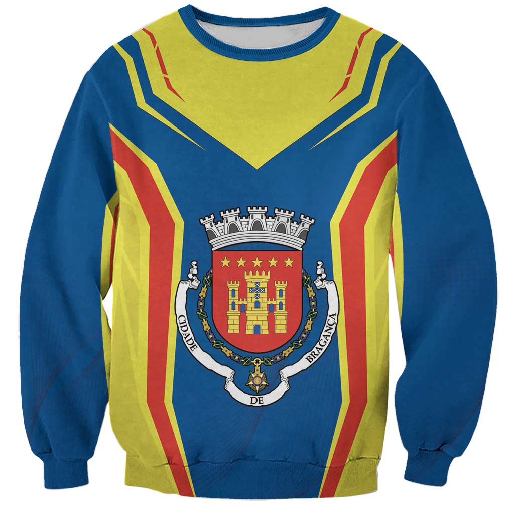 Personalized Braganca Portugal Sweatshirt Sporty Style - Wonder Print Shop