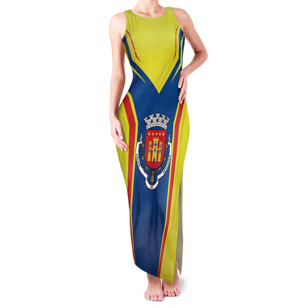 Personalized Braganca Portugal Tank Maxi Dress Sporty Style - Wonder Print Shop