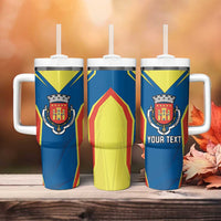 Personalized Braganca Portugal Tumbler With Handle Sporty Style - Wonder Print Shop