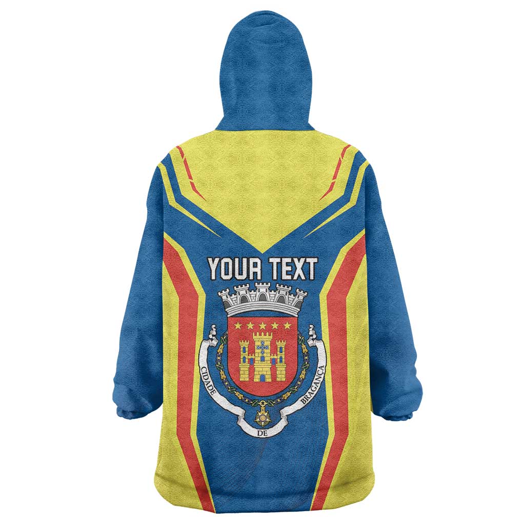 Personalized Braganca Portugal Wearable Blanket Hoodie Sporty Style - Wonder Print Shop