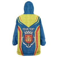Personalized Braganca Portugal Wearable Blanket Hoodie Sporty Style - Wonder Print Shop