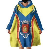 Personalized Braganca Portugal Wearable Blanket Hoodie Sporty Style - Wonder Print Shop