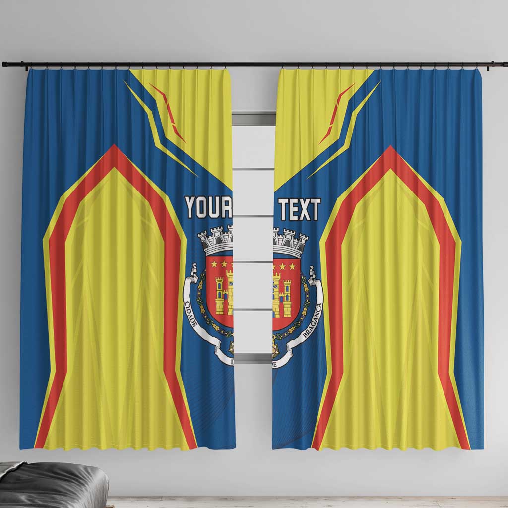 Personalized Braganca Portugal Window Curtain Sporty Style - Wonder Print Shop