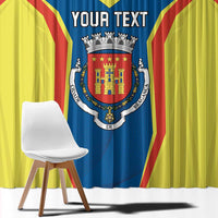 Personalized Braganca Portugal Window Curtain Sporty Style - Wonder Print Shop
