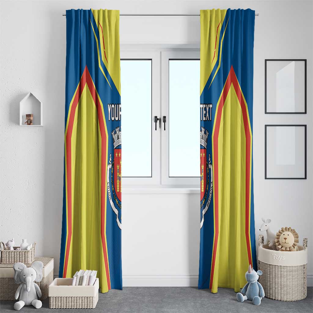 Personalized Braganca Portugal Window Curtain Sporty Style - Wonder Print Shop
