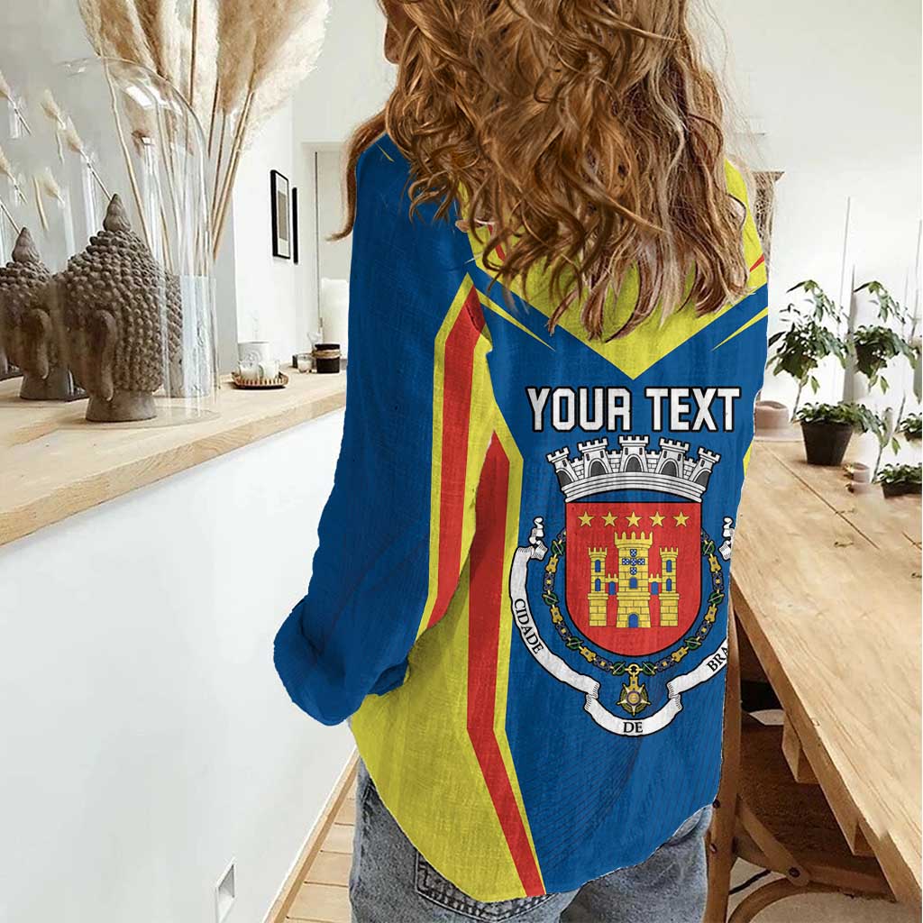 Personalized Braganca Portugal Women Casual Shirt Sporty Style - Wonder Print Shop