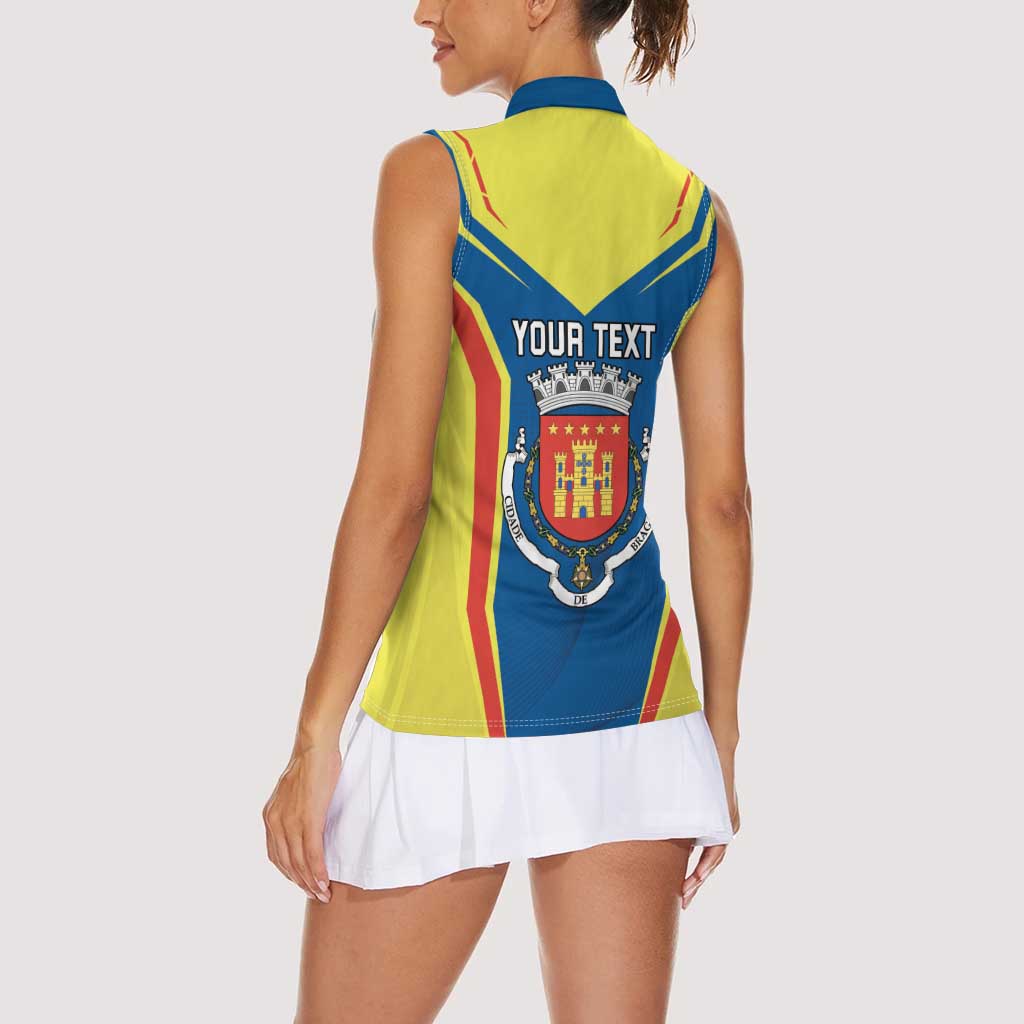 Personalized Braganca Portugal Women Sleeveless Polo Shirt Sporty Style - Wonder Print Shop