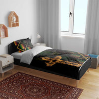 Happy Meskel Celebration Bedding Set Cross Fire And Lion Flag Color - Wonder Print Shop