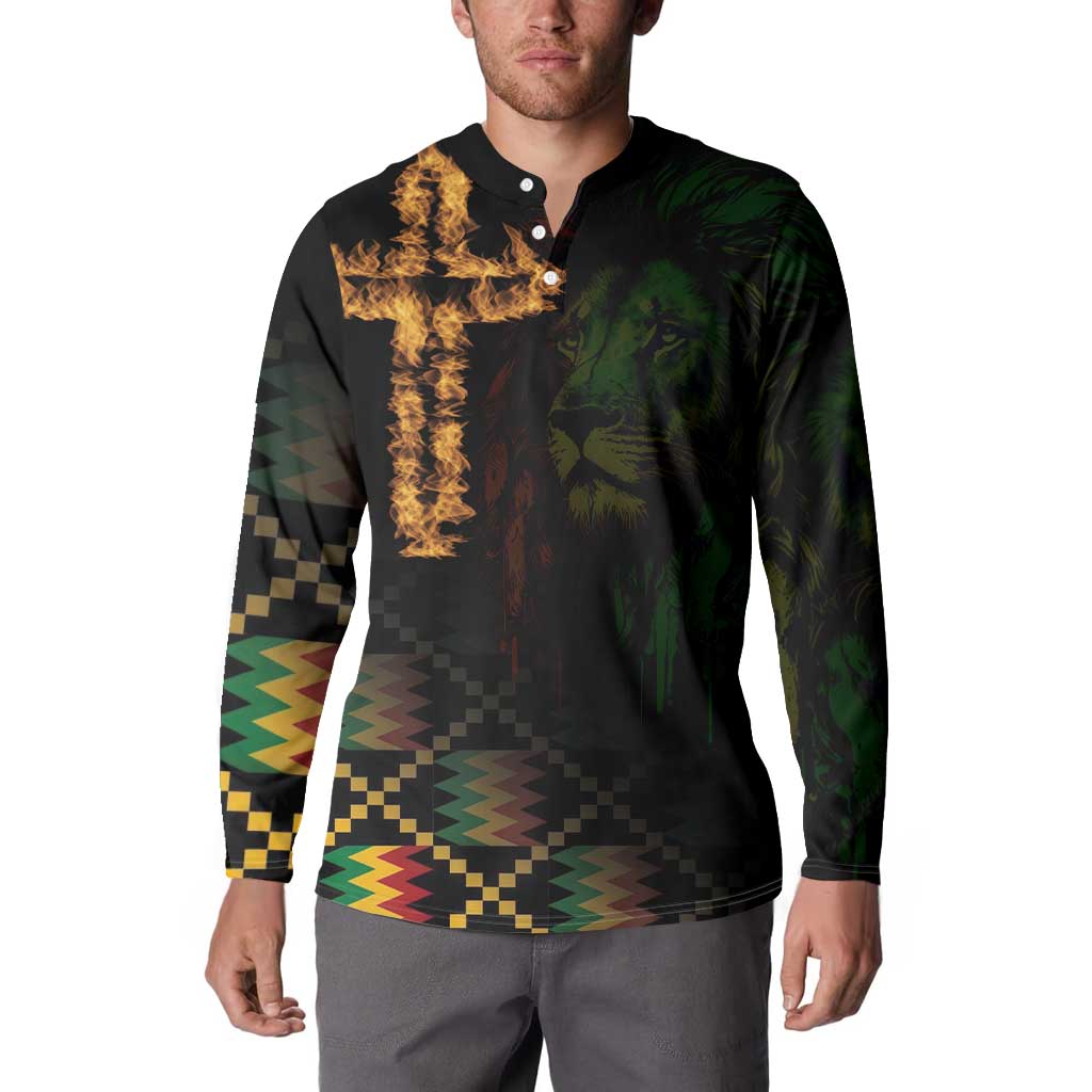 Happy Meskel Celebration Button Sweatshirt Cross Fire And Lion Flag Color - Wonder Print Shop