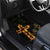 Happy Meskel Celebration Car Mats Cross Fire And Lion Flag Color - Wonder Print Shop