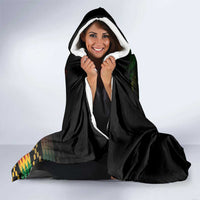 Happy Meskel Celebration Hooded Blanket Cross Fire And Lion Flag Color