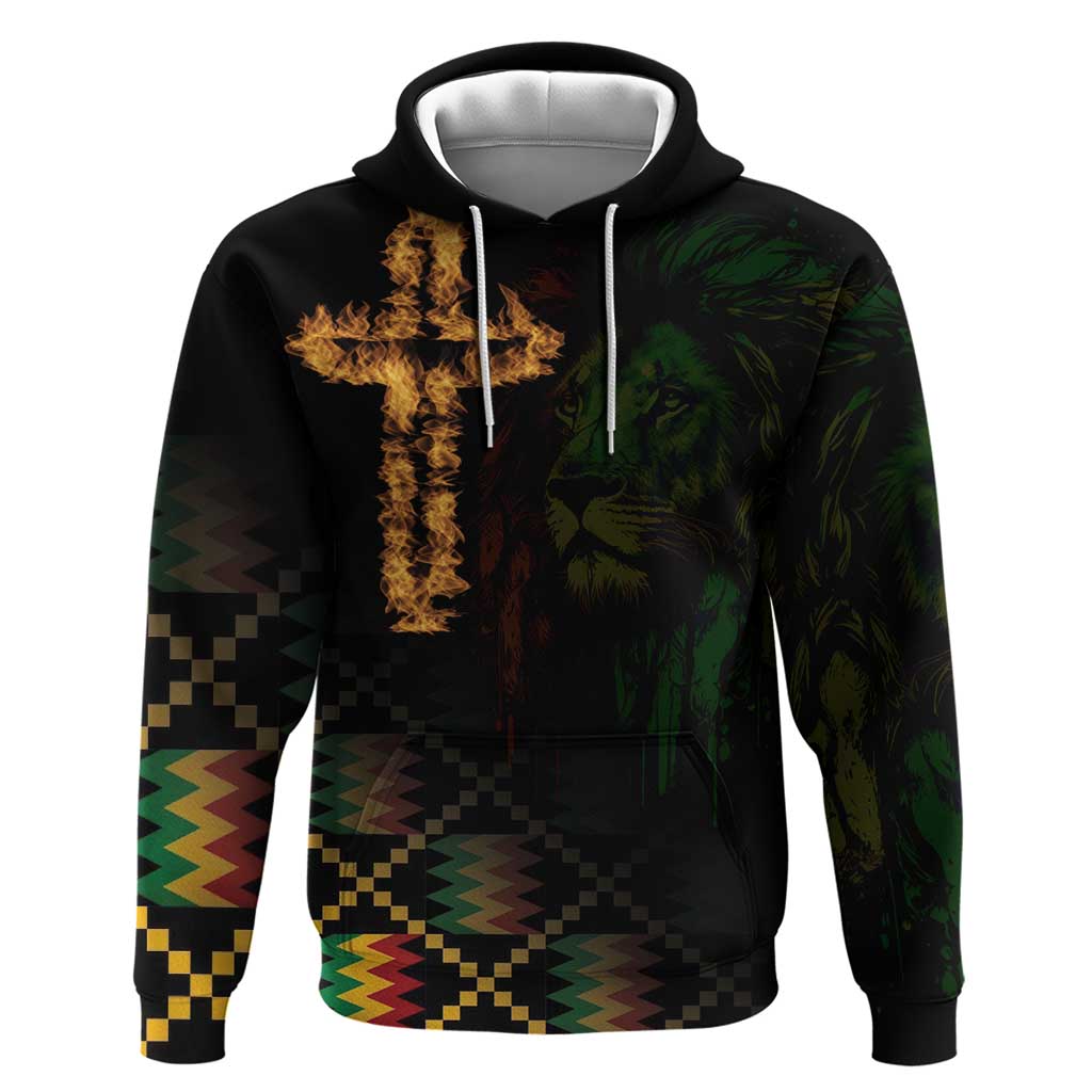 Happy Meskel Celebration Hoodie Cross Fire And Lion Flag Color - Wonder Print Shop