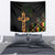 Happy Meskel Celebration Tapestry Cross Fire And Lion Flag Color - Wonder Print Shop