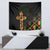Happy Meskel Celebration Tapestry Cross Fire And Lion Flag Color - Wonder Print Shop