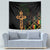Happy Meskel Celebration Tapestry Cross Fire And Lion Flag Color - Wonder Print Shop