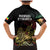 Meskel Ethiopia Family Matching Mermaid Dress and Hawaiian Shirt Lion Of Judah With Grunge Patterns - Wonder Print Shop