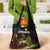 Meskel Ethiopia Grocery Bag Lion Of Judah With Grunge Patterns