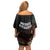 Meskel Ethiopia Off Shoulder Short Dress Lion Of Judah With Grunge Patterns - Wonder Print Shop